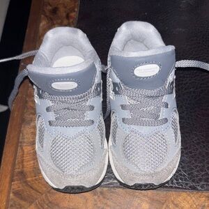 New Balance Kids' Sneakers in Gray and White